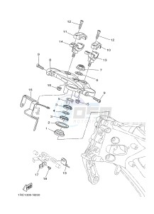 MT09A MT-09 ABS 900 (2DR3) drawing STEERING