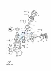 F200BETX drawing CRANKSHAFT--PISTON