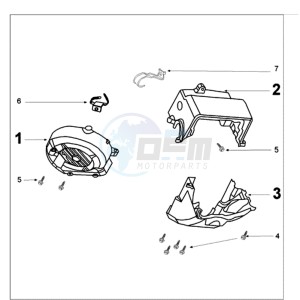 FIGHT 3 N 4T drawing ENGINE COVER