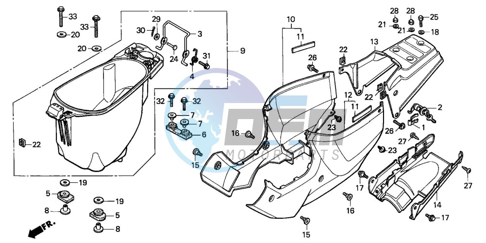 LUGGAGE BOX/BODY COVER