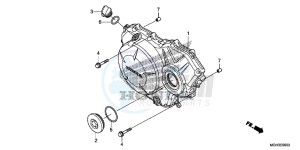 VFR1200XC drawing RIGHT CRANKCASE COVER (VFR1200X)