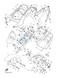 FZ1-N FZ1 (NAKED) 1000 (1EC6) drawing FENDER