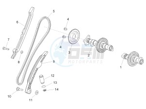 RSV4 1000 APRC Factory ABS (AU, CA, EU, J, RU, USA) drawing Rear cylinder timing system