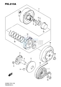 UH200 ABS BURGMAN EU drawing TRANSMISSION (1)