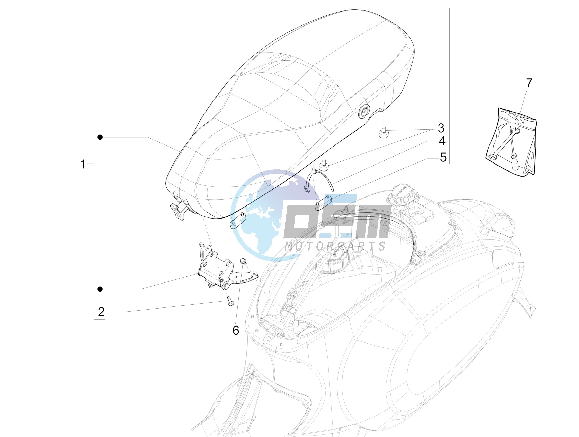 Saddle/seats