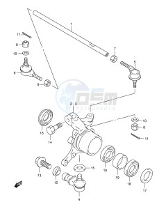 LT-A500F (E24) drawing STEERING KNUCKLE