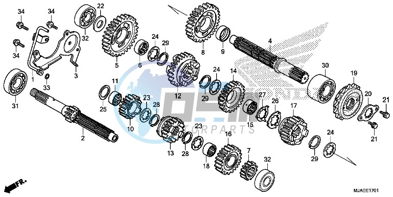 TRANSMISSION (VT750S)