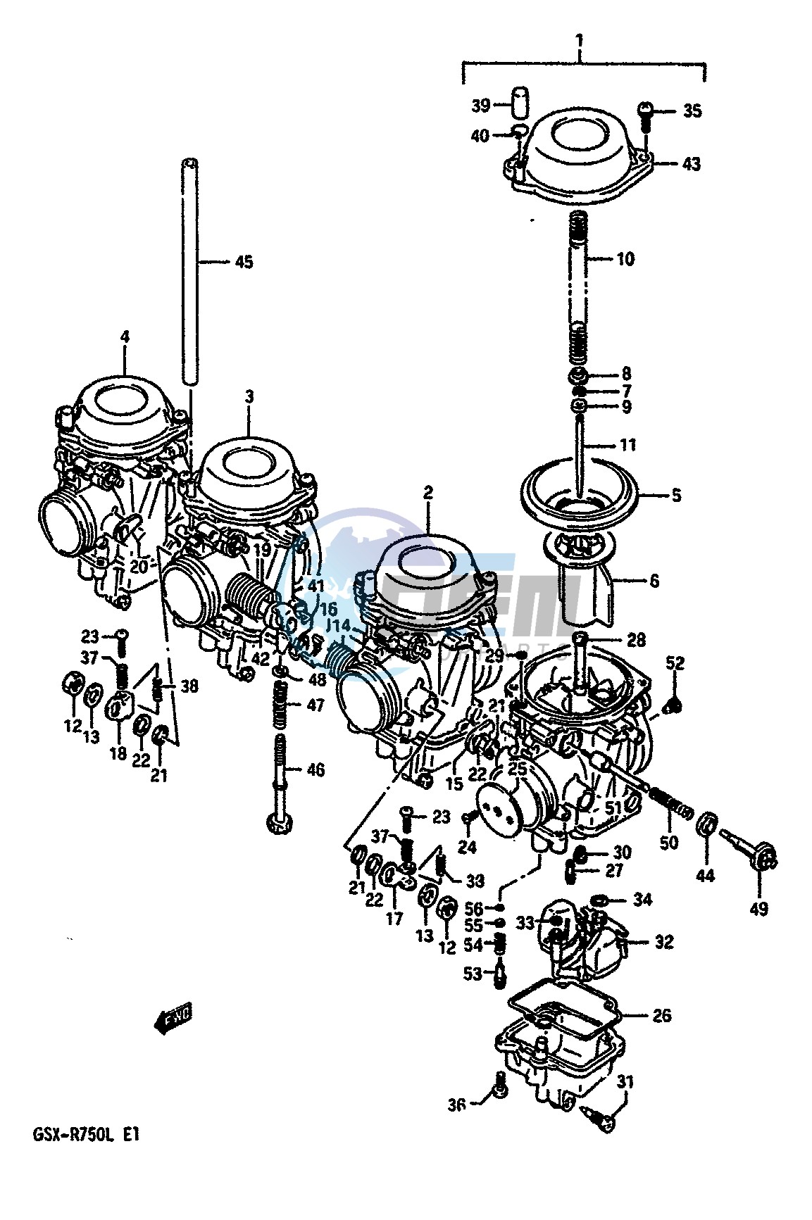 CARBURETOR (MODEL J K)