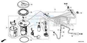 TRX420FE1F TRX420 Europe Direct - (ED) drawing FUEL PUMP