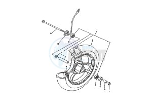 YN R NEO'S 50 drawing FRONT WHEEL