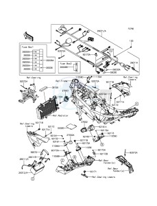 NINJA_250SL_ABS BX250BFSA XX (EU ME A(FRICA) drawing Chassis Electrical Equipment