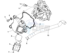 GT 250 ie 60 deg (Euro 3) drawing Cylinder head cover