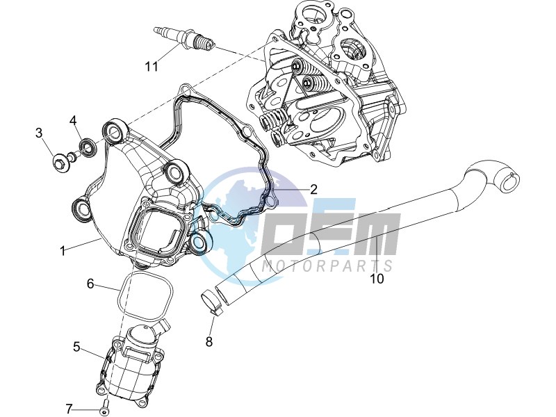 Cylinder head cover