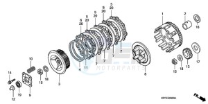 CBR125RW9 Germany - (G) drawing CLUTCH