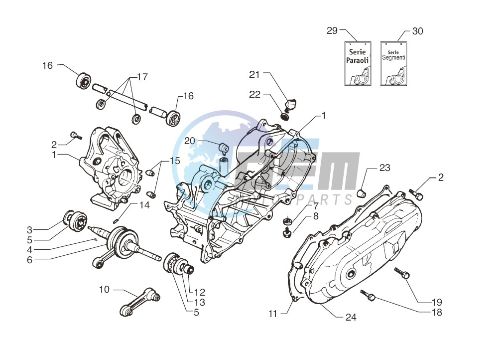 Crankcase – Crankshaft