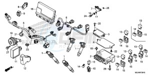 VFR1200XDH 2ED - (2ED) drawing SUB HARNESS