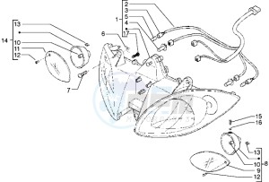 X9 500 drawing Head lamp