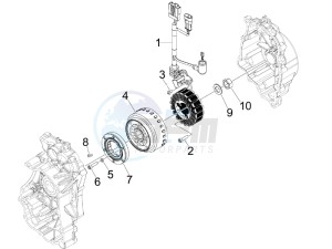 MP3 125 ie drawing Flywheel magneto