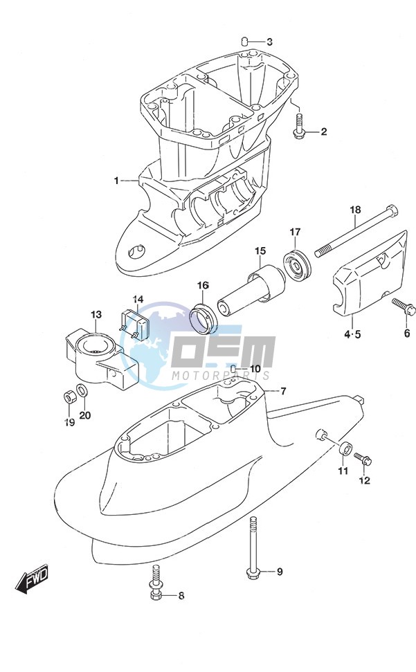 Drive Shaft Housing High Thrust