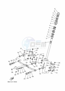 MWS125-C TRICITY 125 (BU5F) drawing STEERING 2