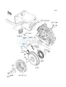 KAF 400 B [MULE 600] (B6F-B9F) B7F drawing GENERATOR_IGNITION COIL