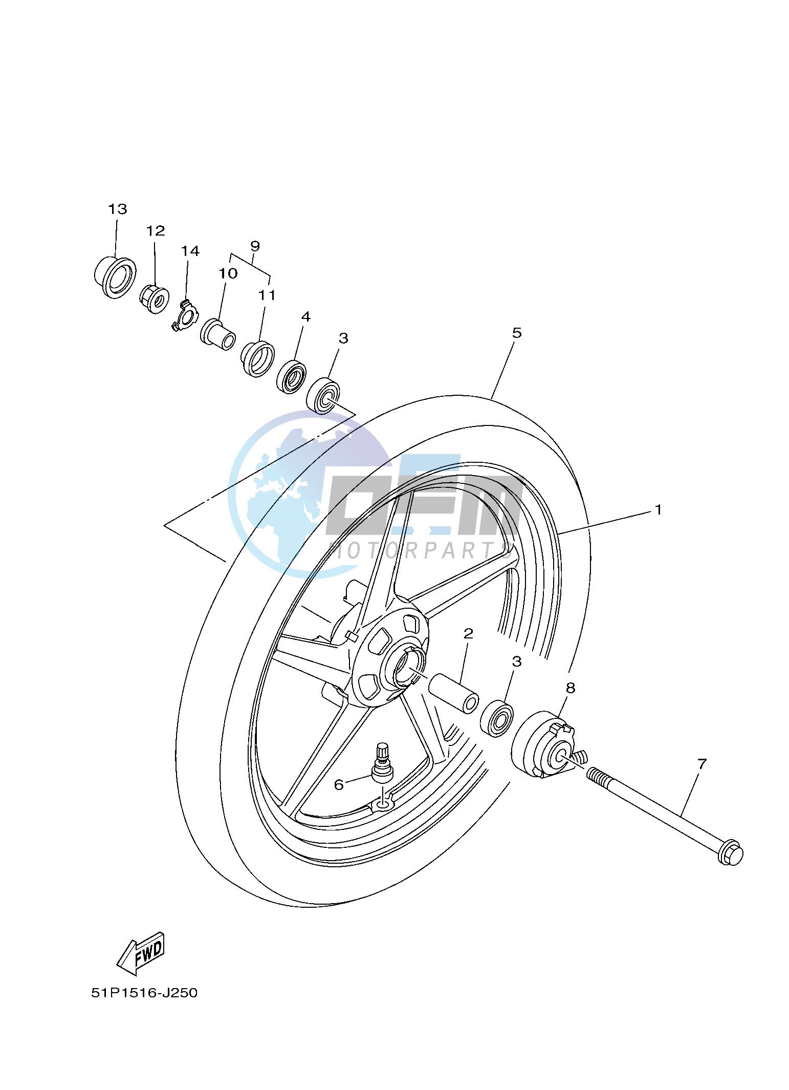 FRONT WHEEL