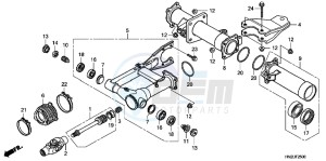 TRX500FPAD TRX500FPA ED drawing SWINGARM