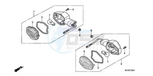 CBF600N9 France - (F / CMF) drawing WINKER (CBF600N/NA)