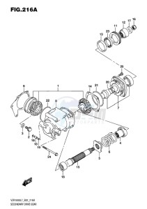 VZR1800BZ BOULEVARD EU drawing SECONDARY DRIVE GEAR