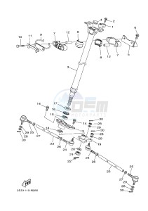 YFM700FWB KODIAK 700 (B16E) drawing STEERING