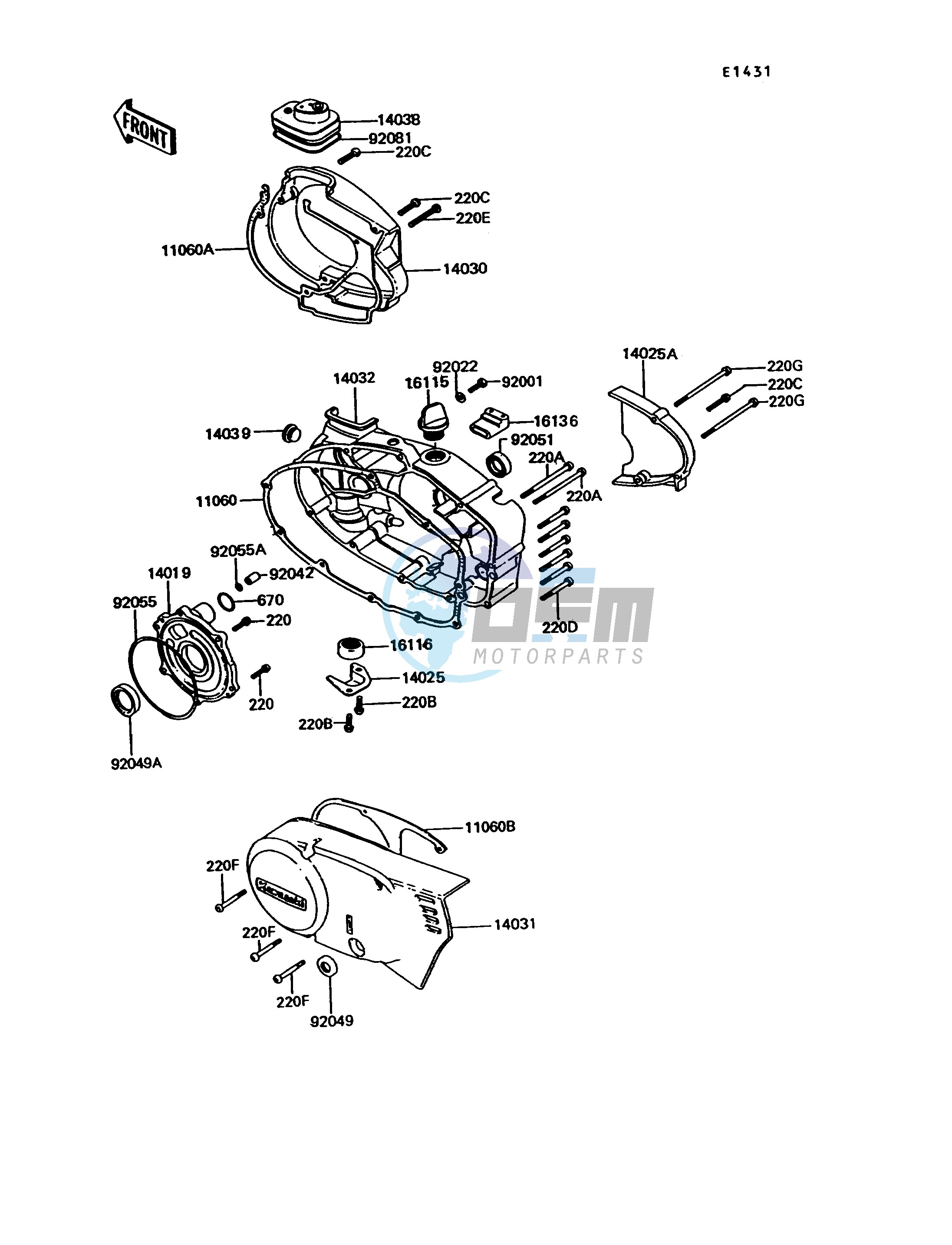 ENGINE COVER-- S- -