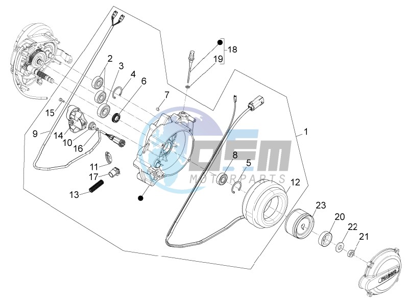 Electric motor of traction