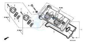 CB600FA9 Europe Direct - (ED / ABS) drawing CYLINDER HEAD COVER