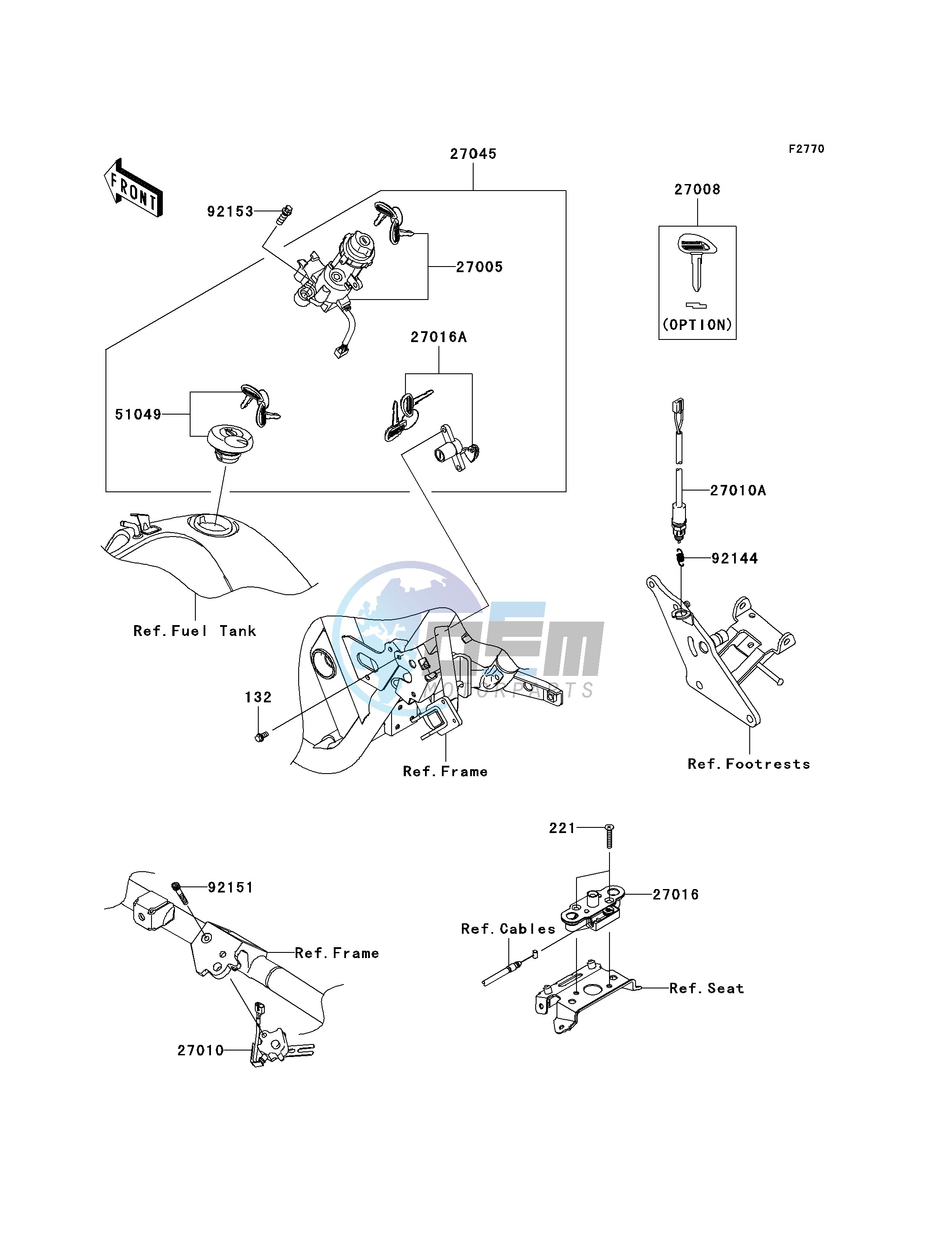 IGNITION SWITCH_LOCKS_REFLECTORS