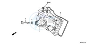 NC700XD NC700X 2ED drawing CYLINDER HEAD COVER