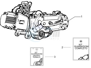 Fly 50 4t drawing Engine assembly