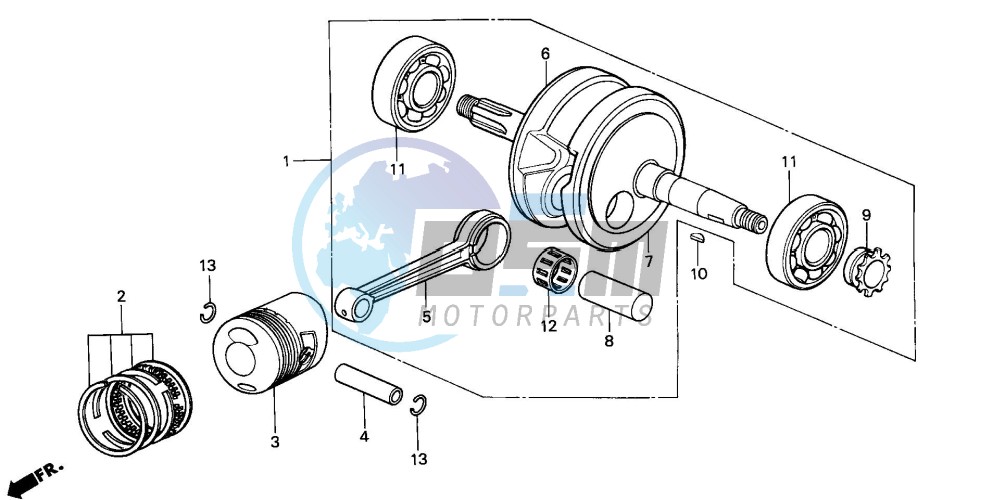 CRANKSHAFT/PISTON