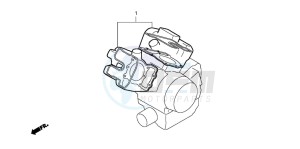 NTV650 drawing GASKET KIT A