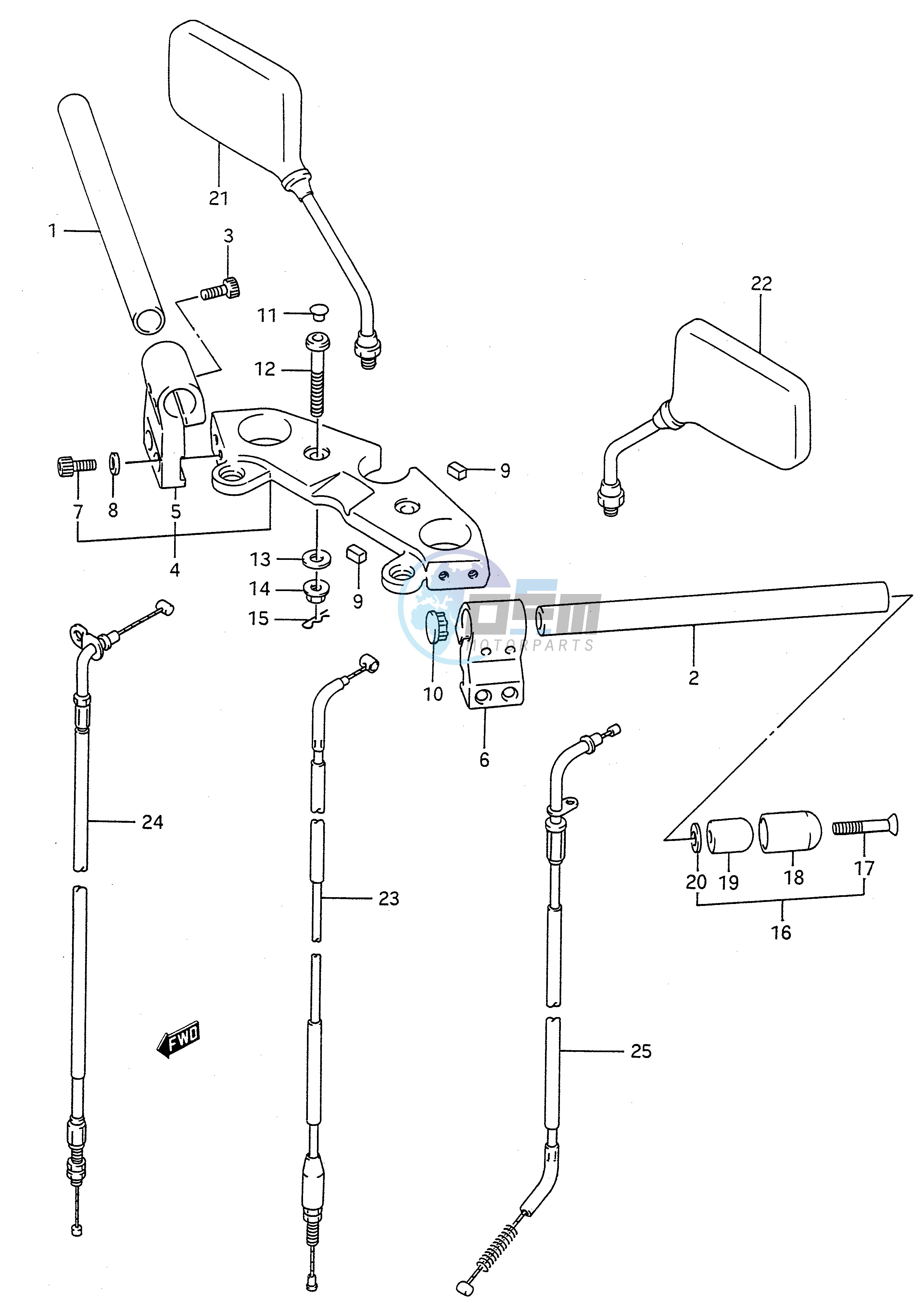 HANDLEBAR (MODEL L M N)