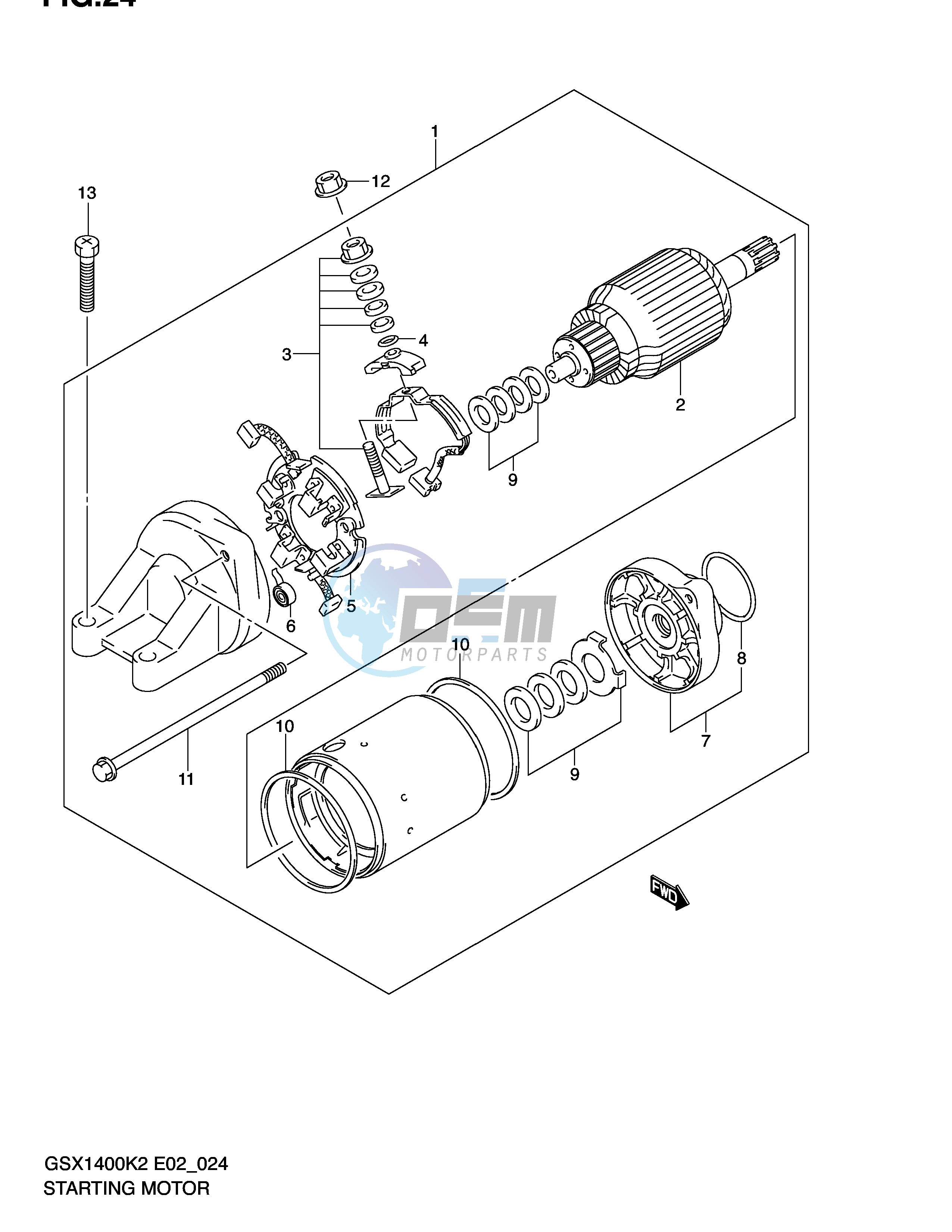 STARTING MOTOR