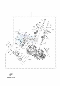 XTZ690 TENERE 700 (BFF2) drawing INTAKE 2