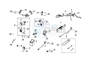 GTS 125I drawing ELECTRONIC PARTS