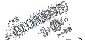 XL700VA9 Europe Direct - (ED / ABS) drawing CLUTCH