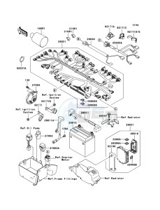 VN1600 MEAN STREAK VN1600B7F GB XX (EU ME A(FRICA) drawing Chassis Electrical Equipment