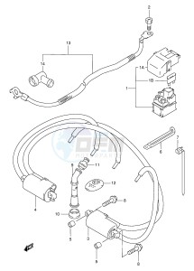 GSX750F (E2) drawing ELECTRICAL