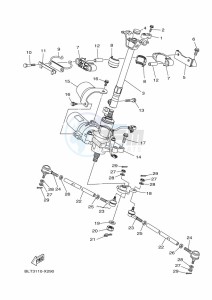 YFM700FWAD GRIZZLY 700 EPS (BLT5) drawing STEERING