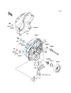 VERSYS_ABS KLE650DCF XX (EU ME A(FRICA) drawing Headlight(s)