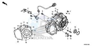 TRX500FA6H Europe Direct - (ED) drawing REAR CRANKCASE COVER