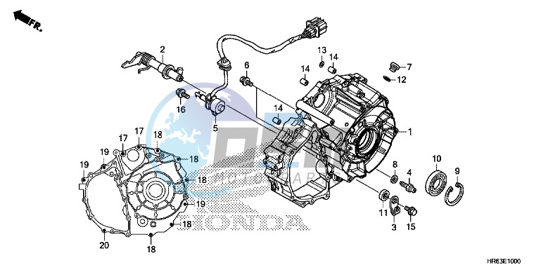 REAR CRANKCASE COVER