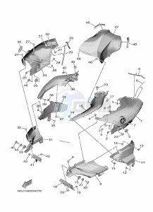 TRACER 9 MTT890 (B5UE) drawing FUEL TANK 2